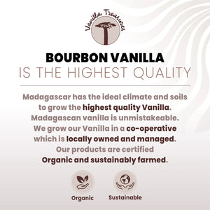 Premium Grade A Organic Madagascan Vanilla Powder – 100% Pure Ground Pods