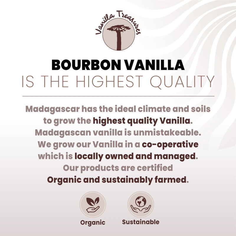 Premium Grade A Organic Madagascan Vanilla Powder – 100% Pure Ground Pods