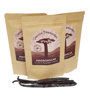 Organic Madagascan Bourbon Vanilla Beans – Grade A Certified
